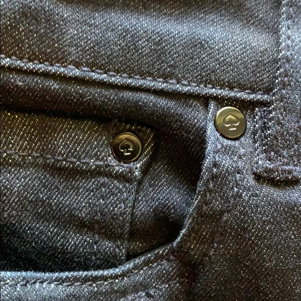 NEW Kate Spade dark cuffed denim jeans size 24